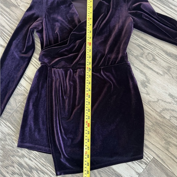 Joseph Ribkoff Velvet faux wrap top - Picture 7 of 7